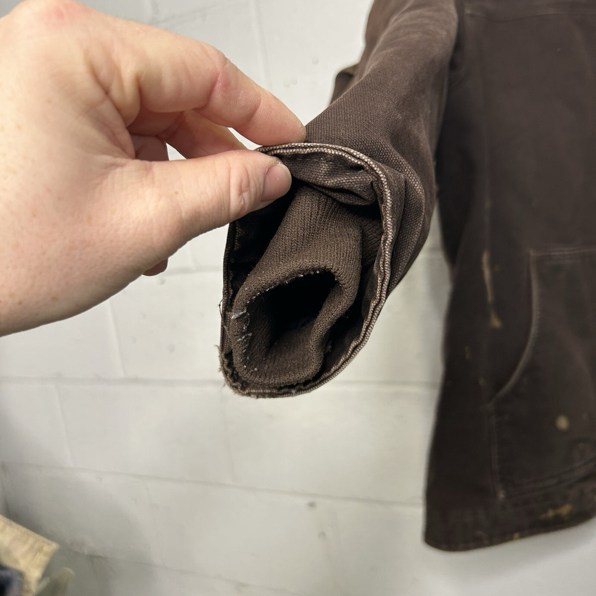 Vintage Carhartt Sherpa-Lined Ridge Coat “Dark Brown” WC061 DKB Women’s X-Large