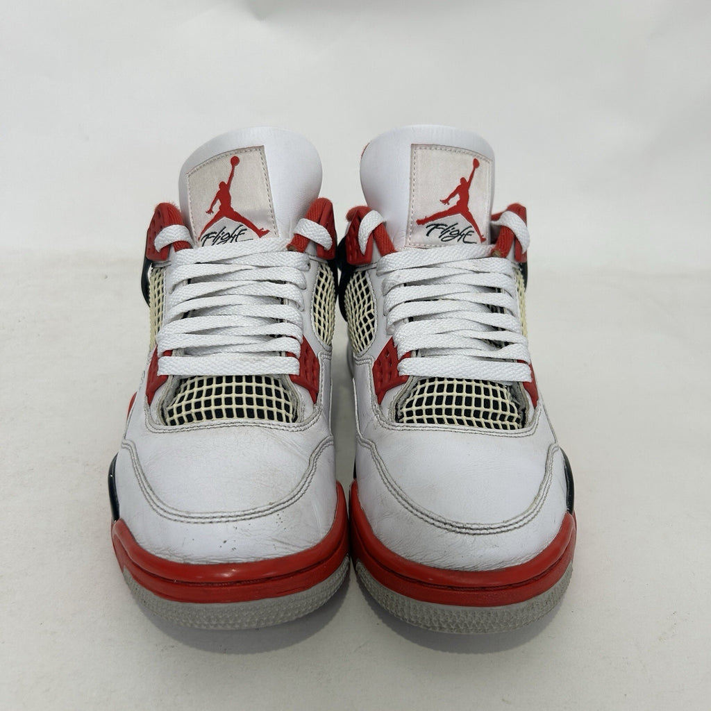 Nike Air Jordan 4 Retro OG “Fire Red” White/Black/Red DC7770-160 Men's 8 Worn