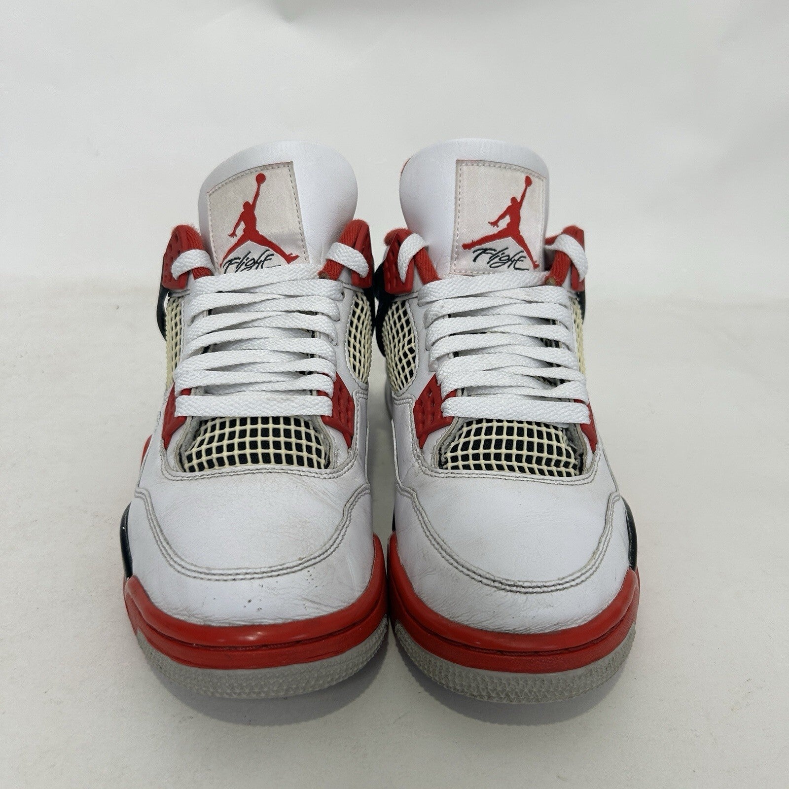 Nike Air Jordan 4 Retro OG “Fire Red” White/Black/Red DC7770-160 Men's 8 Worn