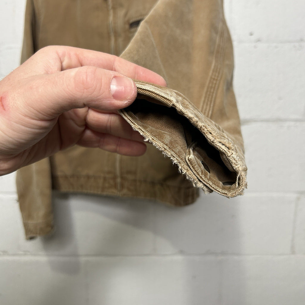 Y2K Carhartt Sherpa-Lined Detroit Jacket “Brown” YYJ97 BRN Youth XL/ Women’s XS