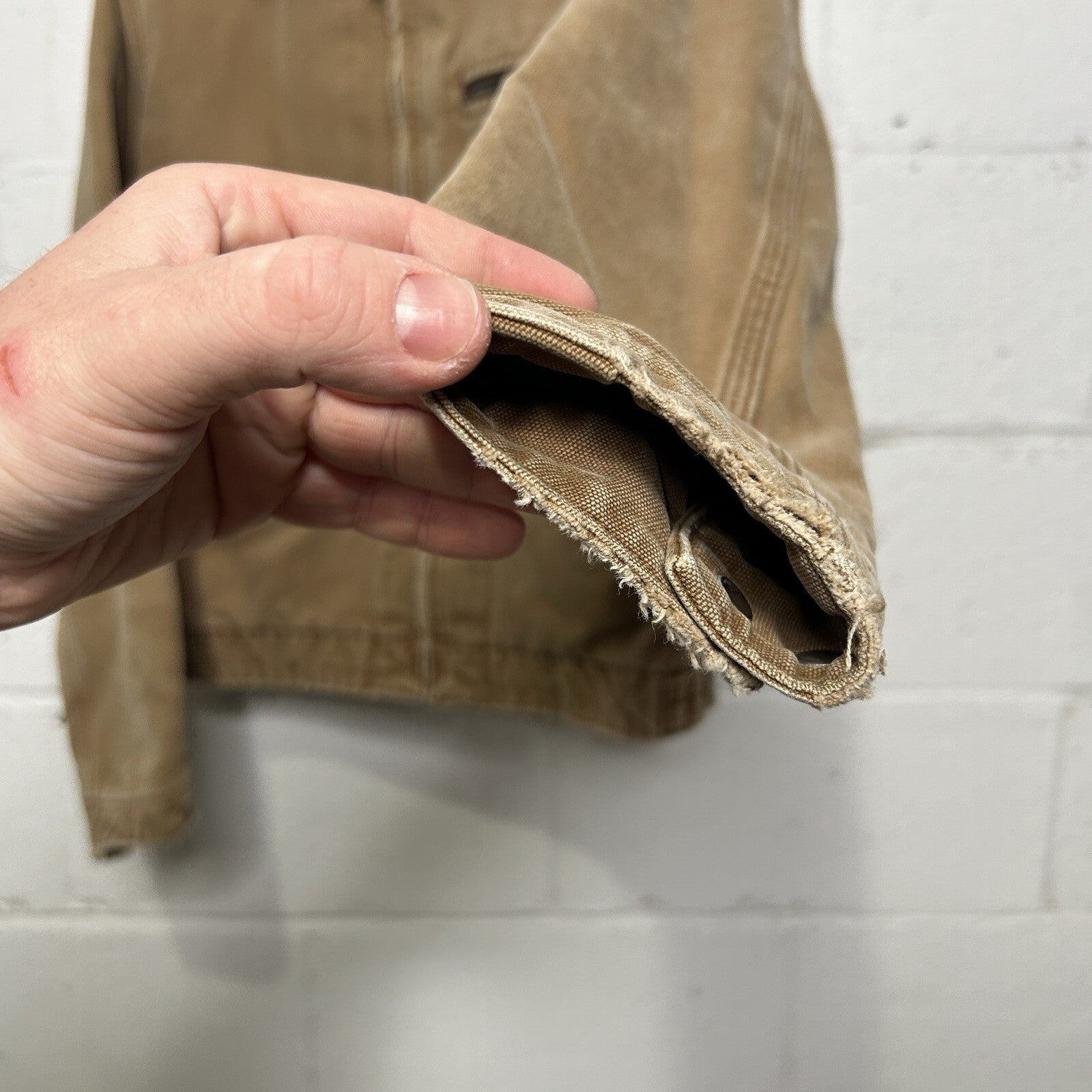Y2K Carhartt Sherpa-Lined Detroit Jacket “Brown” YYJ97 BRN Youth XL/ Women’s XS
