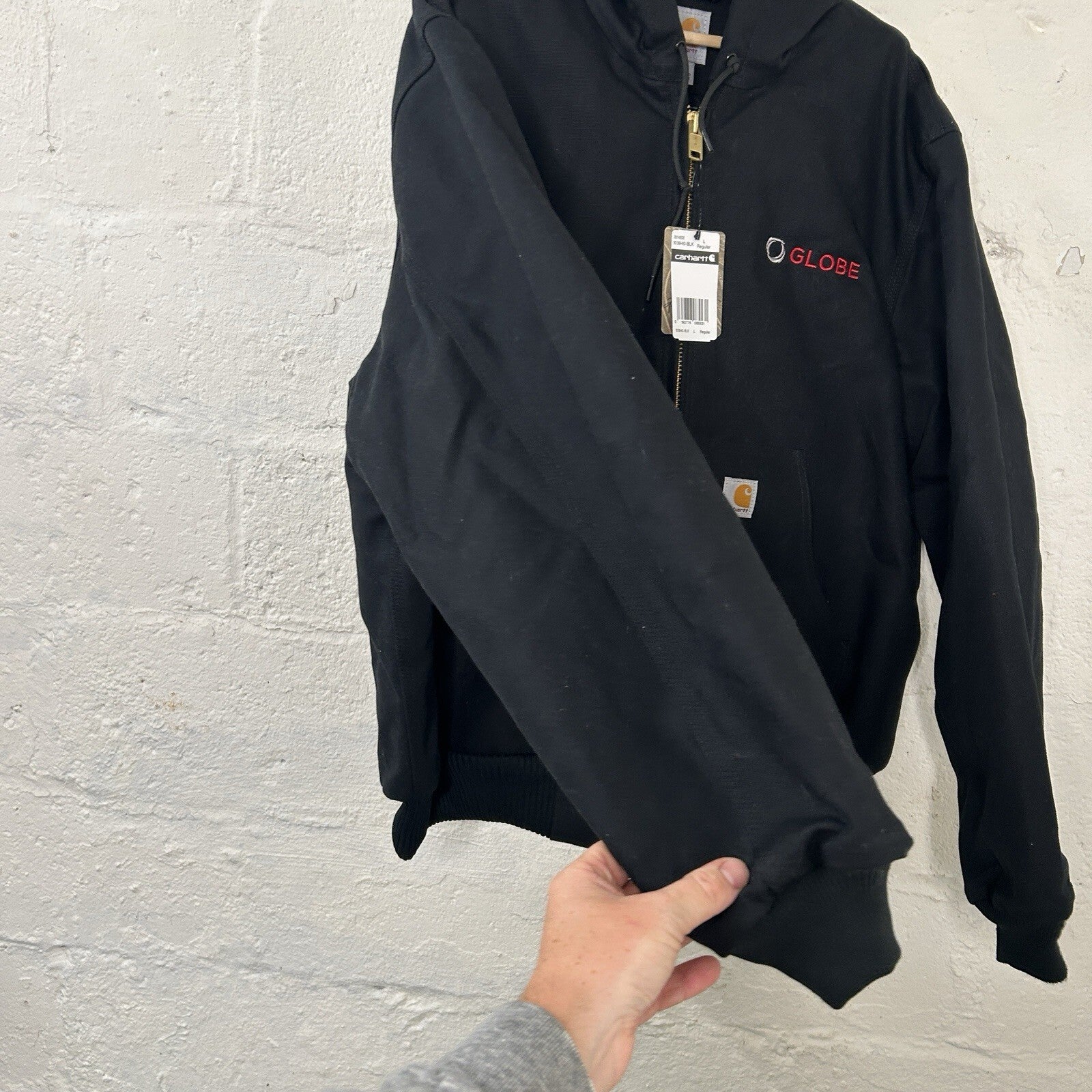 Carhartt Quilted Active Hooded Jacket “Black” 103940-BLK Men’s Large New