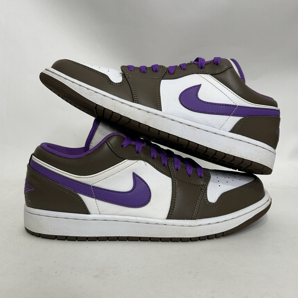 Nike Air Jordan 1 Low Retro “Purple Mocha/Palomino Berry” 553558-215 Men’s 11