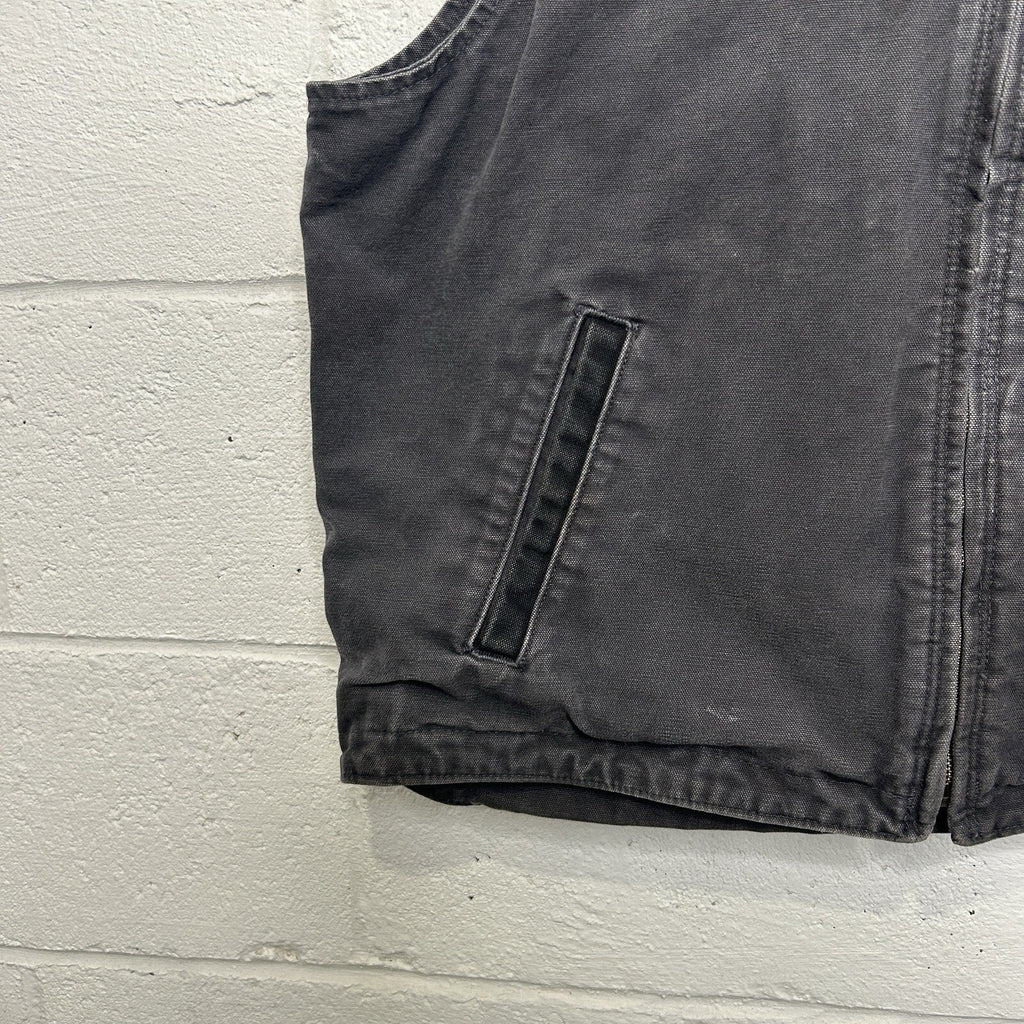 Carhartt Fleece-Lined Knoxville Hooded Vest “Shadow Grey”