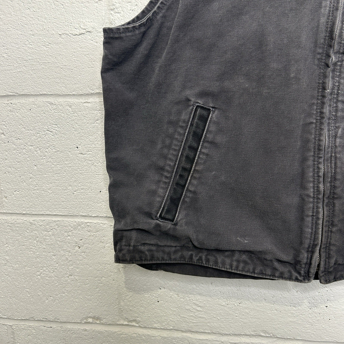 Carhartt Fleece-Lined Knoxville Hooded Vest “Shadow Grey”
