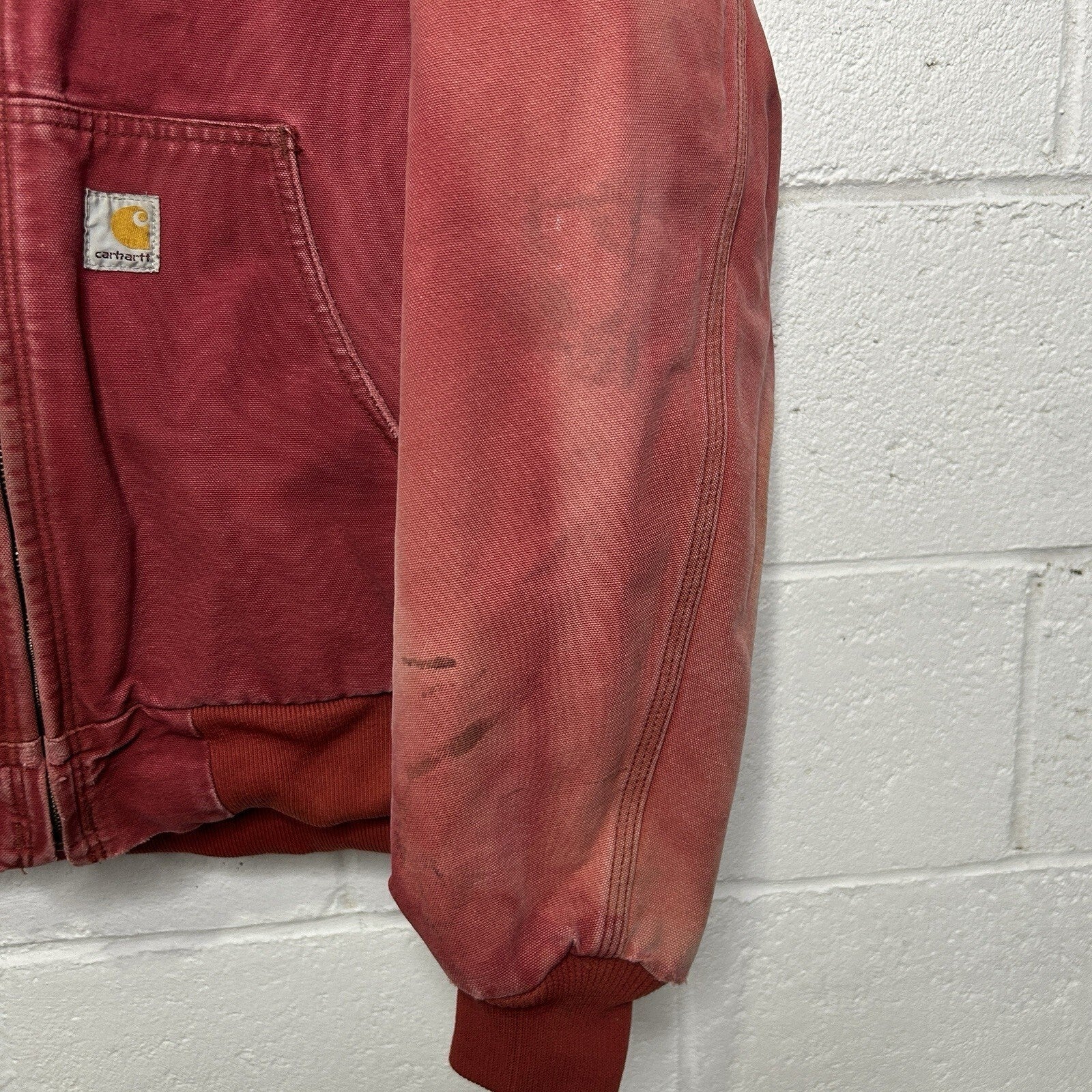 Vintage Carhartt Fleece-Lined Active Jacket “Dark Red” J158 DKR
