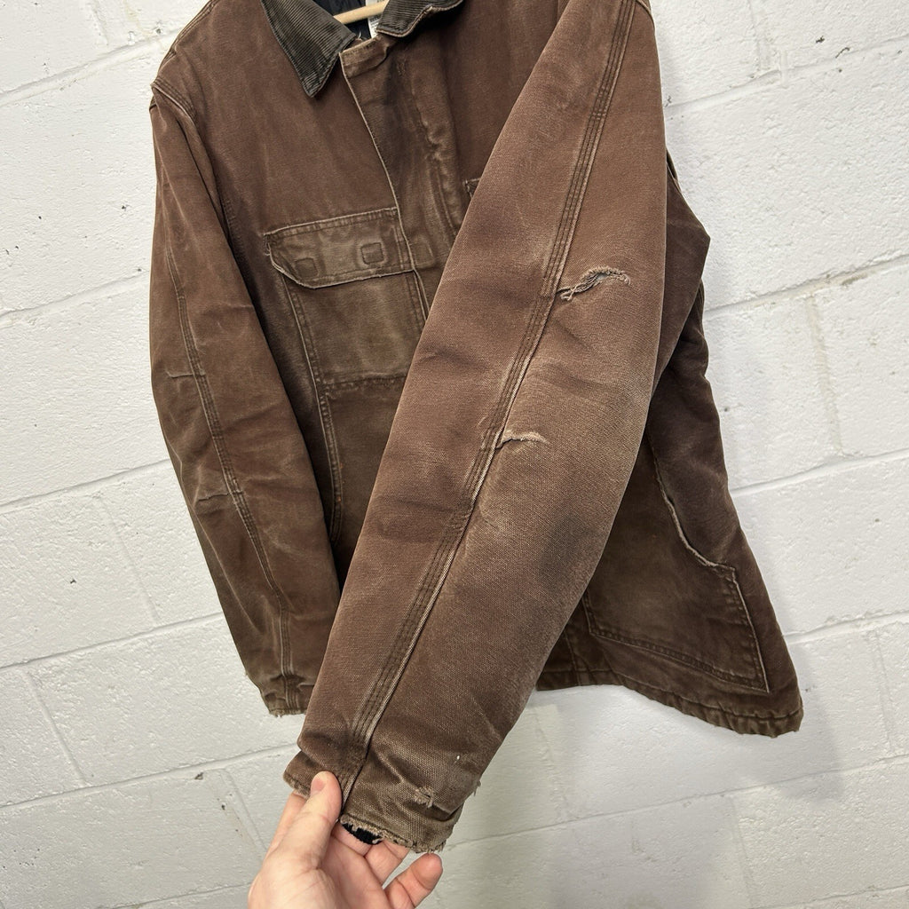 Vintage Carhartt Quilted Artic Jacket “Dark Brown” C26 DKB Men’s Medium