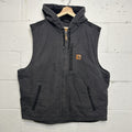 Carhartt Fleece-Lined Knoxville Hooded Vest “Shadow Grey”