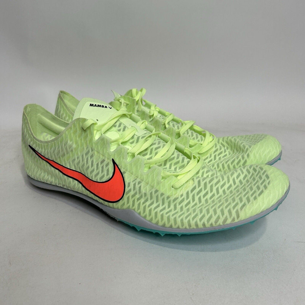 Nike Zoom Mamba V Track Field Shoes “Barely Volt Orange” AJ1697-700 Men’s 13
