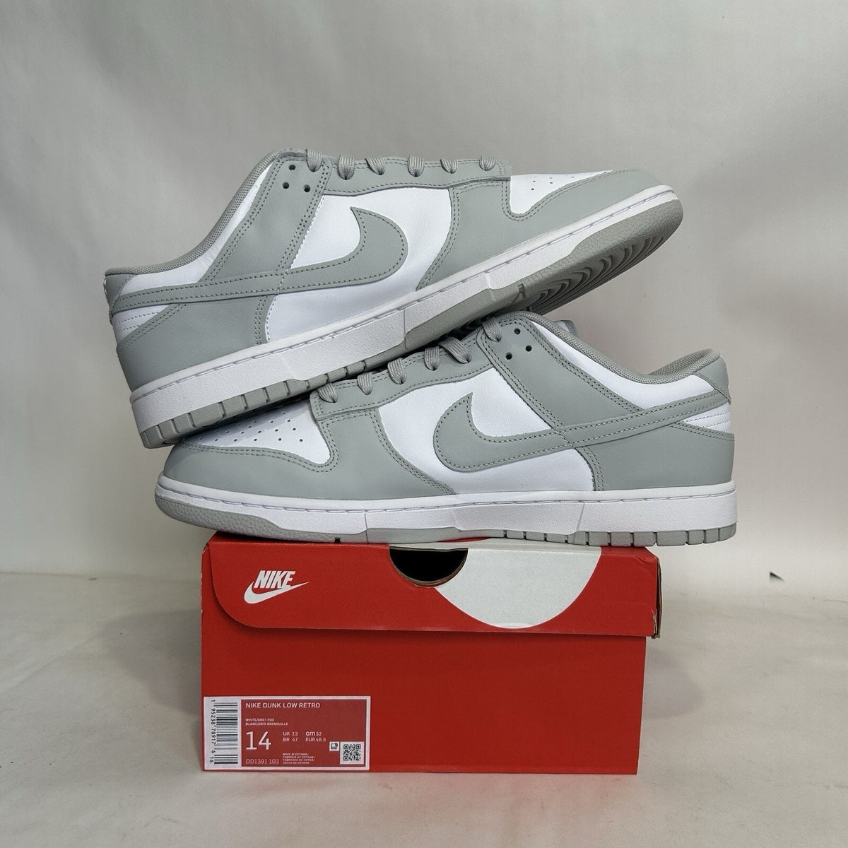 Nike Dunk Low “White Grey Fog”