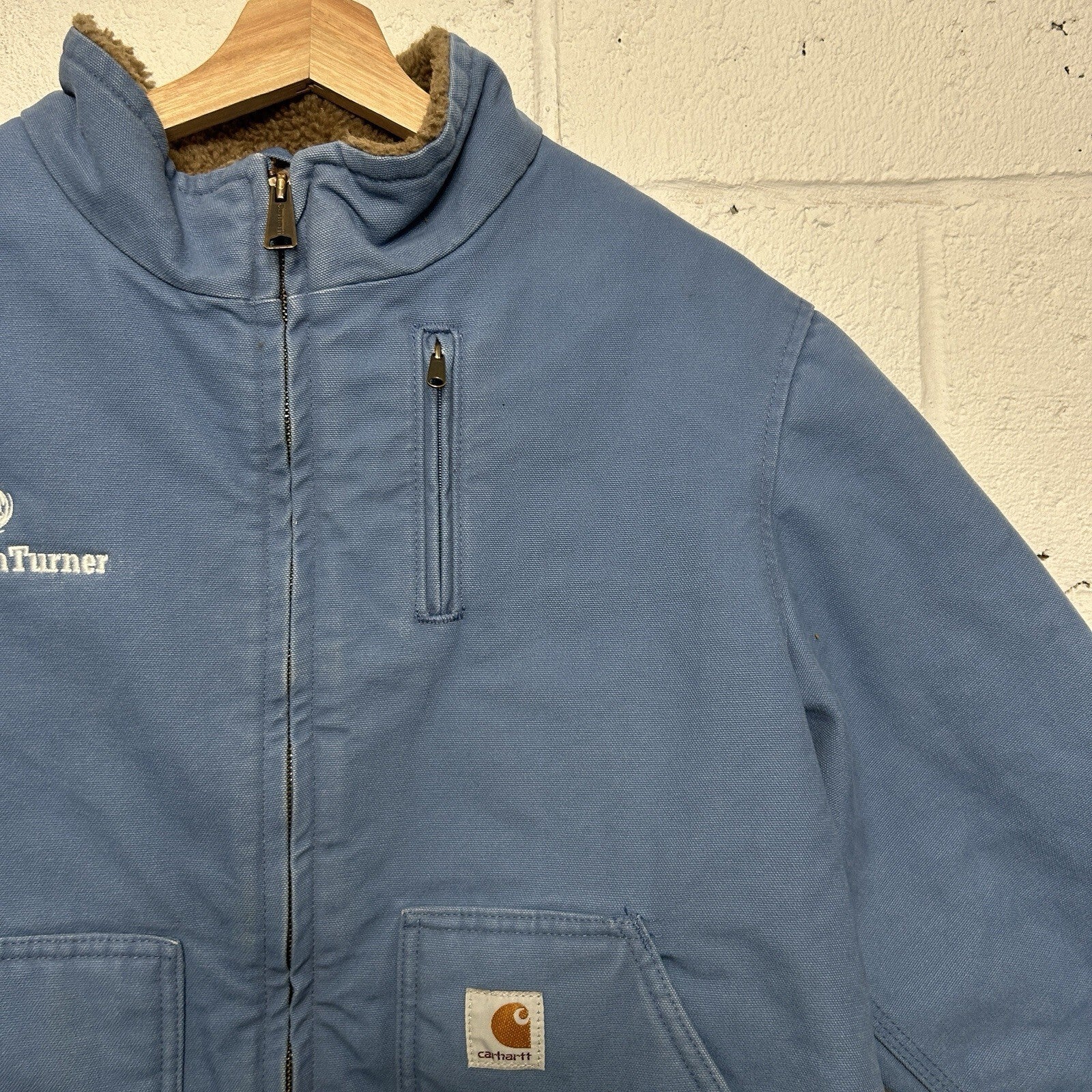 Carhartt Sherpa-Lined Canyon Jacket “French Blue” WJ022 FHB Women’s Large
