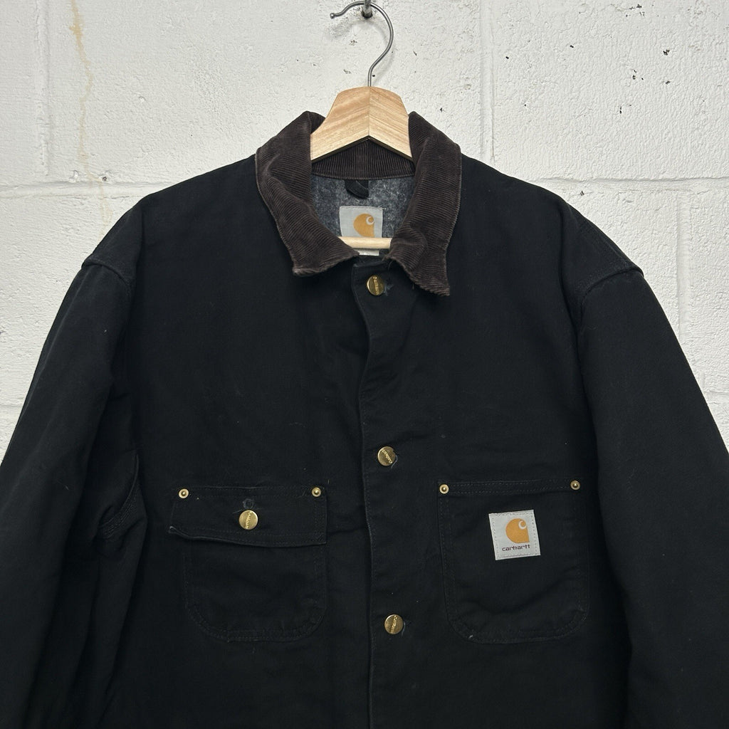Vintage Carhartt Blanket-Lined Chore Coat “Black” C01 BLK Men’s X-Large