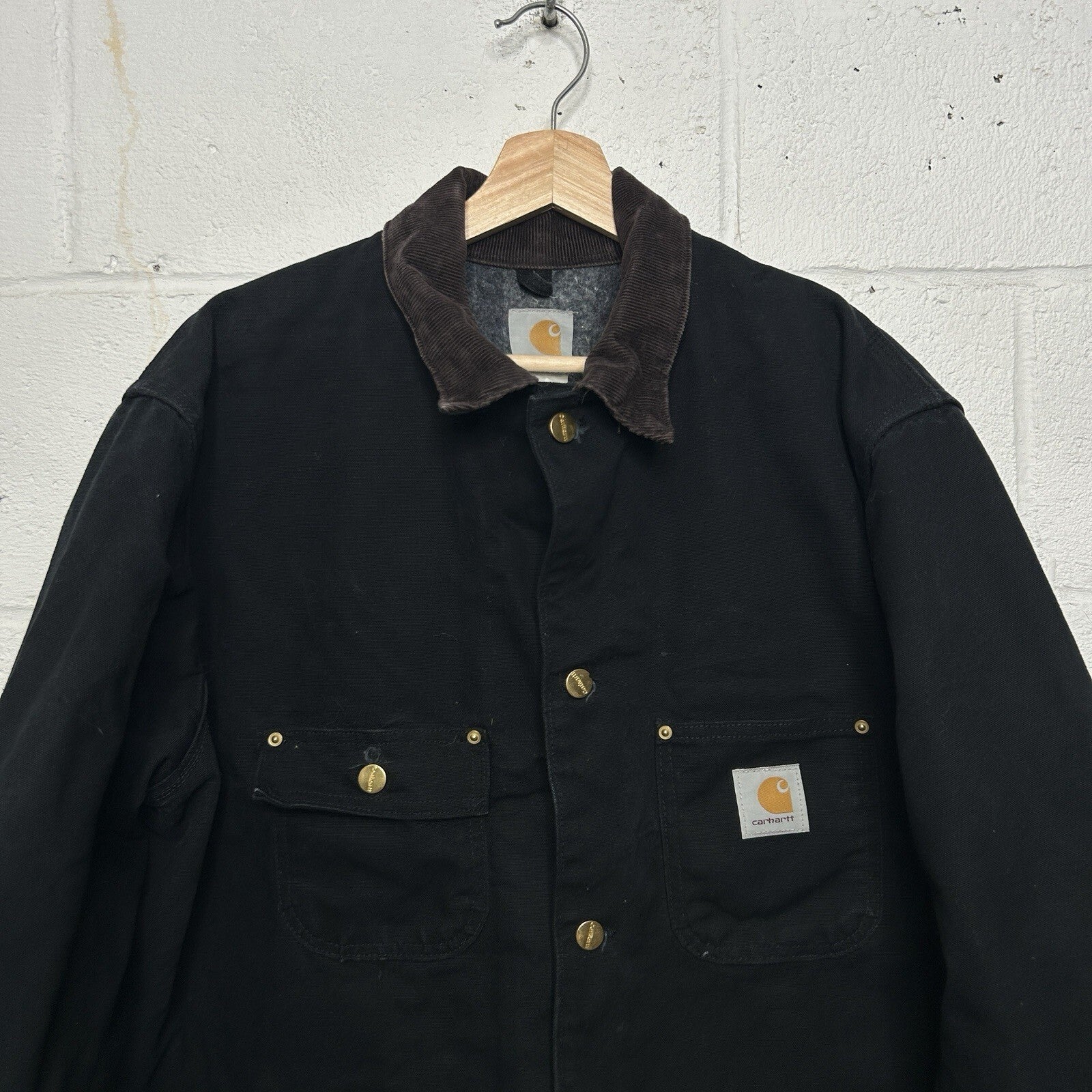 Vintage Carhartt Blanket-Lined Chore Coat “Black” C01 BLK Men’s X-Large