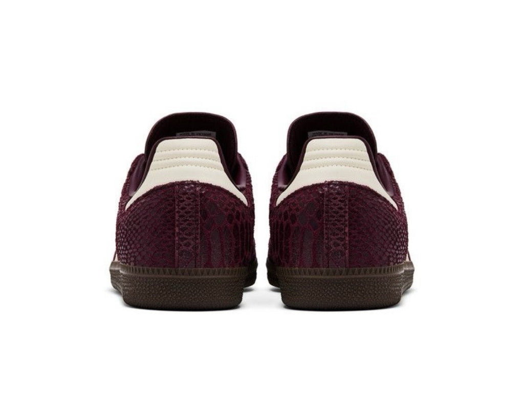 adidas Samba OG WMNS Snakeskin- “Maroon Cream White” IH3979 Women’s New