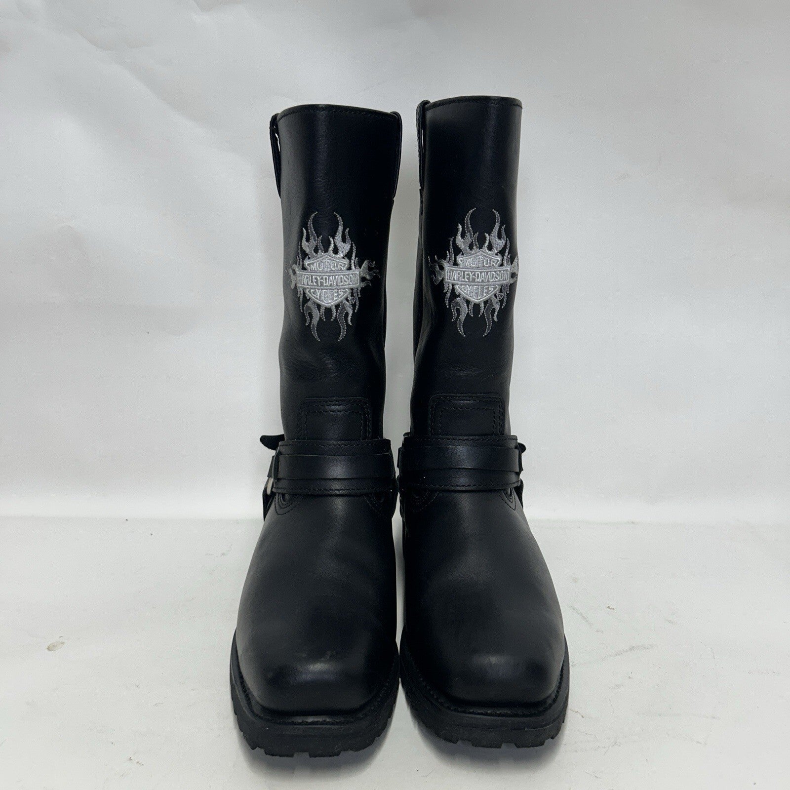 Vintage Harley-Davidson Motorcycle Flame Logo Boots “Black” 91055 Men’s 11