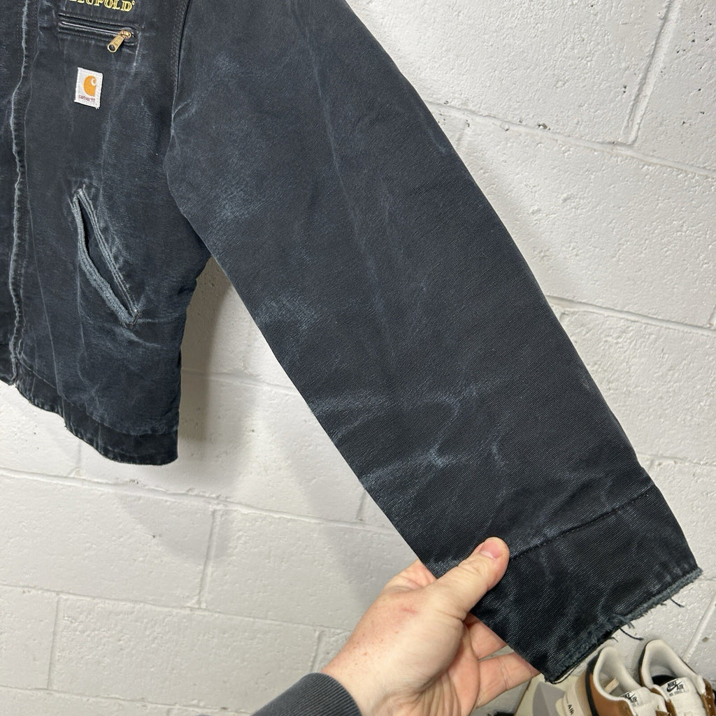 Vintage Carhartt Blanket-Lined Detroit Jacket “Black” Leupold J001 BLK Men’s L