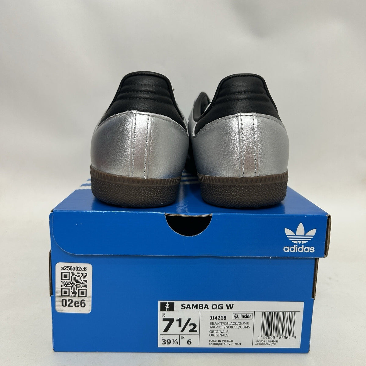 adidas Samba OG WMNS “Silver Metallic” JI4218 Women’s 7.5 New