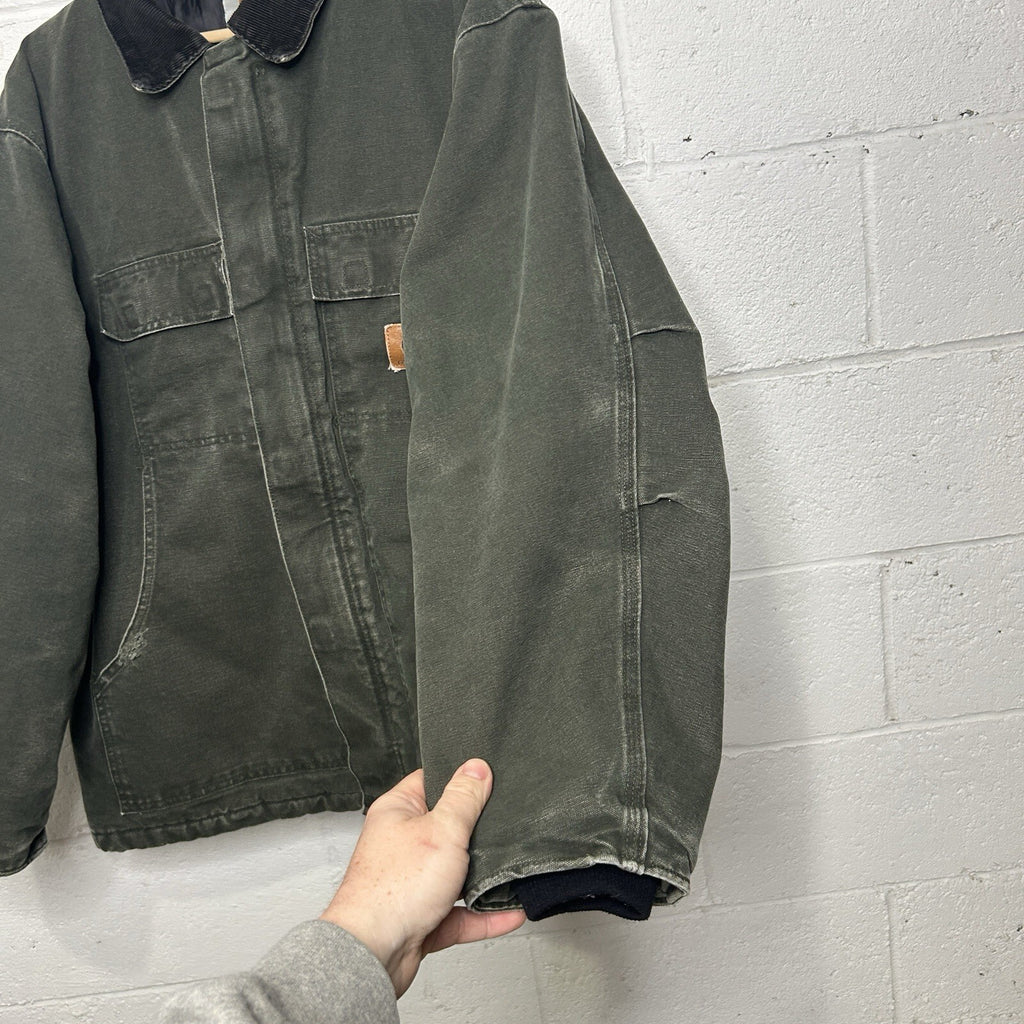 Vintage Carhartt Quilted Arctic Jacket “Moss Green” C26 Men’s Large