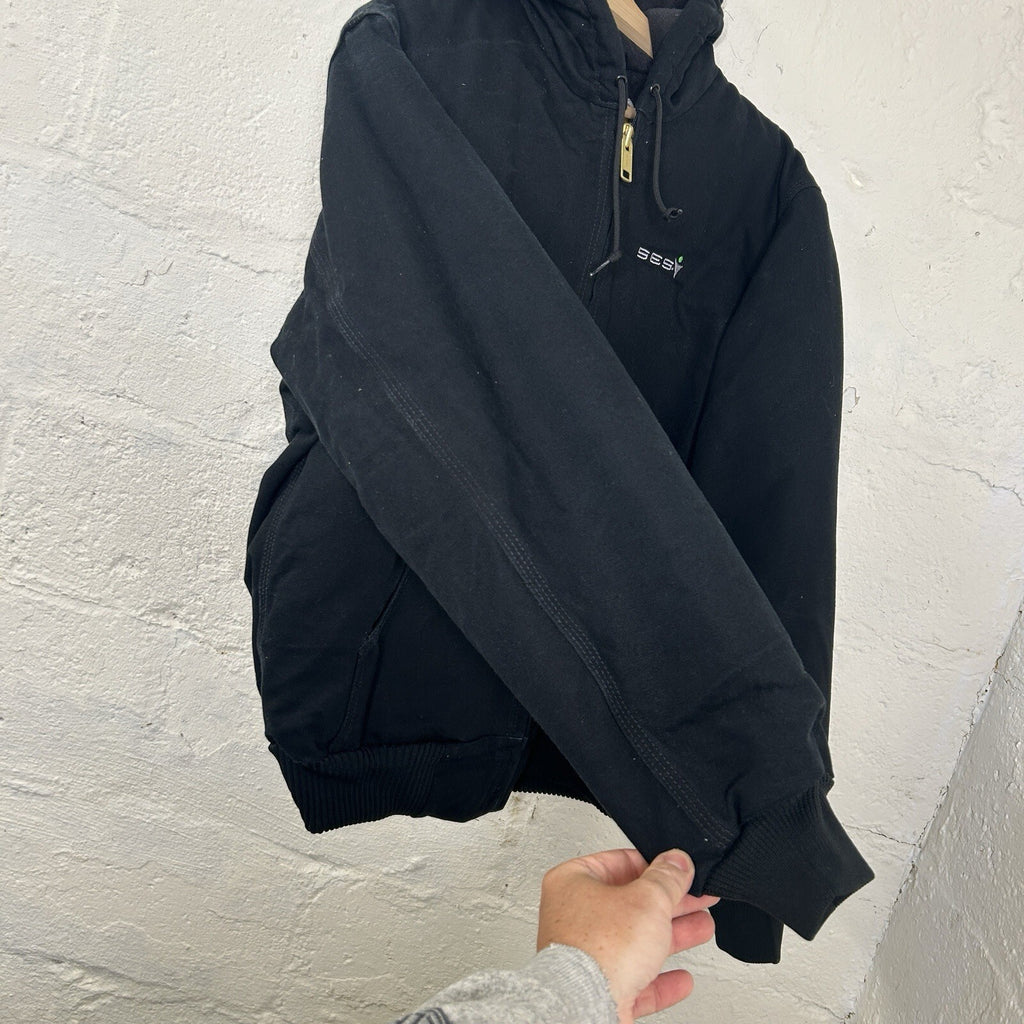 Vintage Carhartt Quilted Hooded Active Jacket “Black” J140 BLK Men’s Small