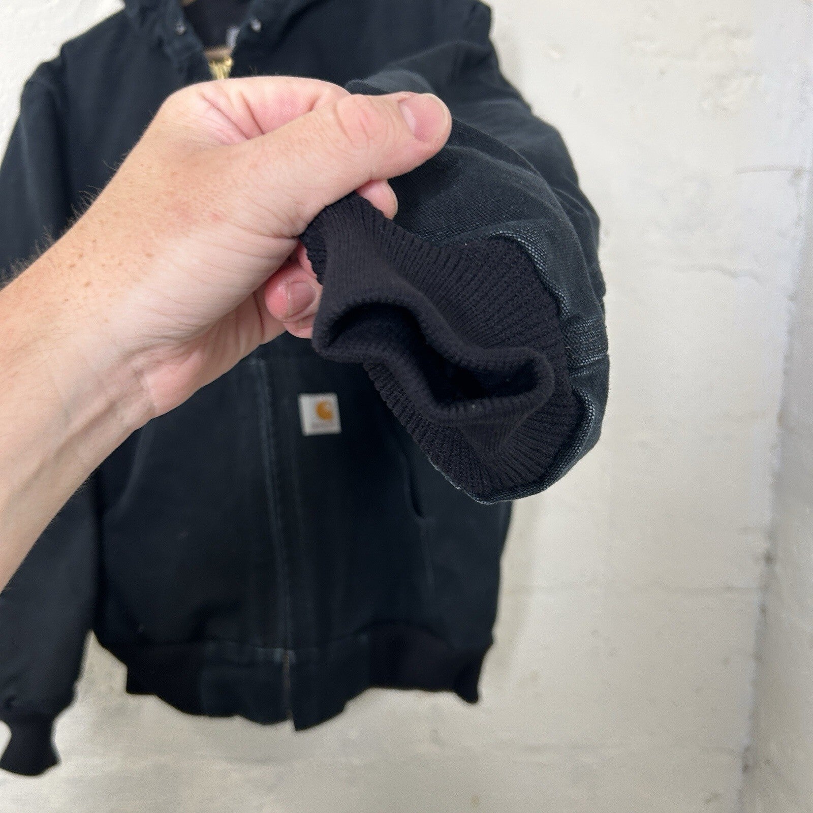 Vintage Carhartt Quilted Hooded Active Jacket “Black” J140 BLK Men’s Small