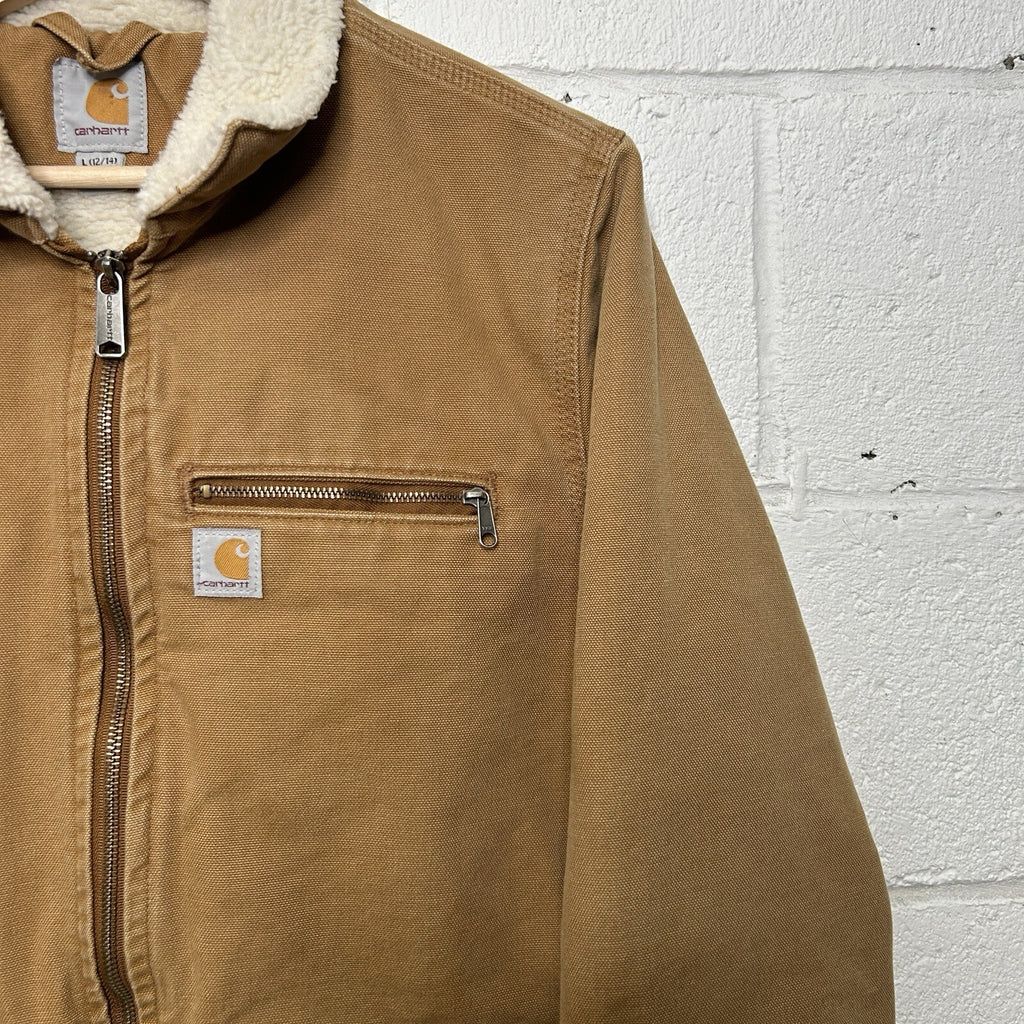 Carhartt Sherpa-Lined Wildwood Jacket “Brown” 100815-211 Women’s L