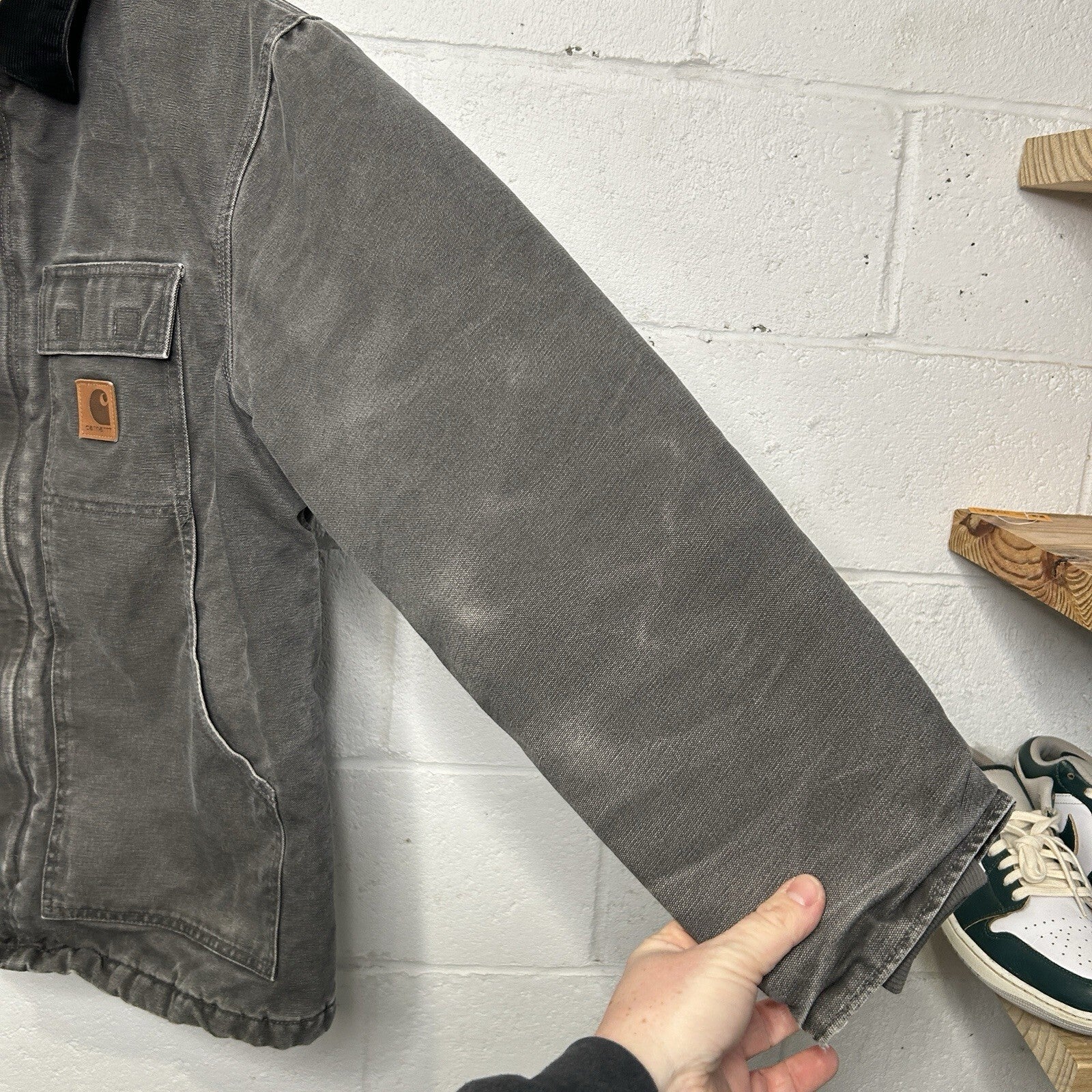 Vintage Carhartt Quilted Artic Jacket “Gravel Grey” C26 GVL Men’s Medium