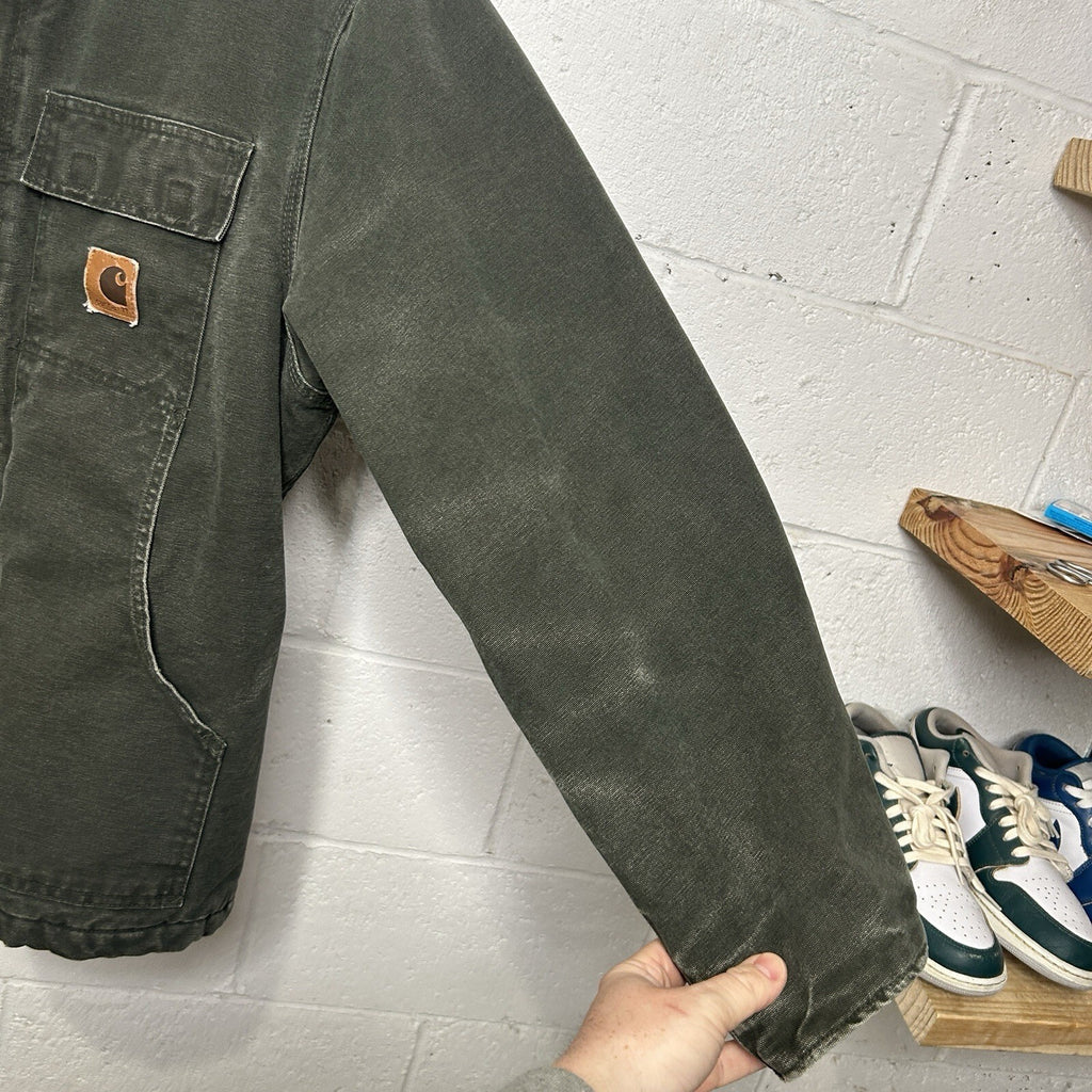 Vintage Carhartt Quilted Arctic Jacket “Moss Green” C26 Men’s Large