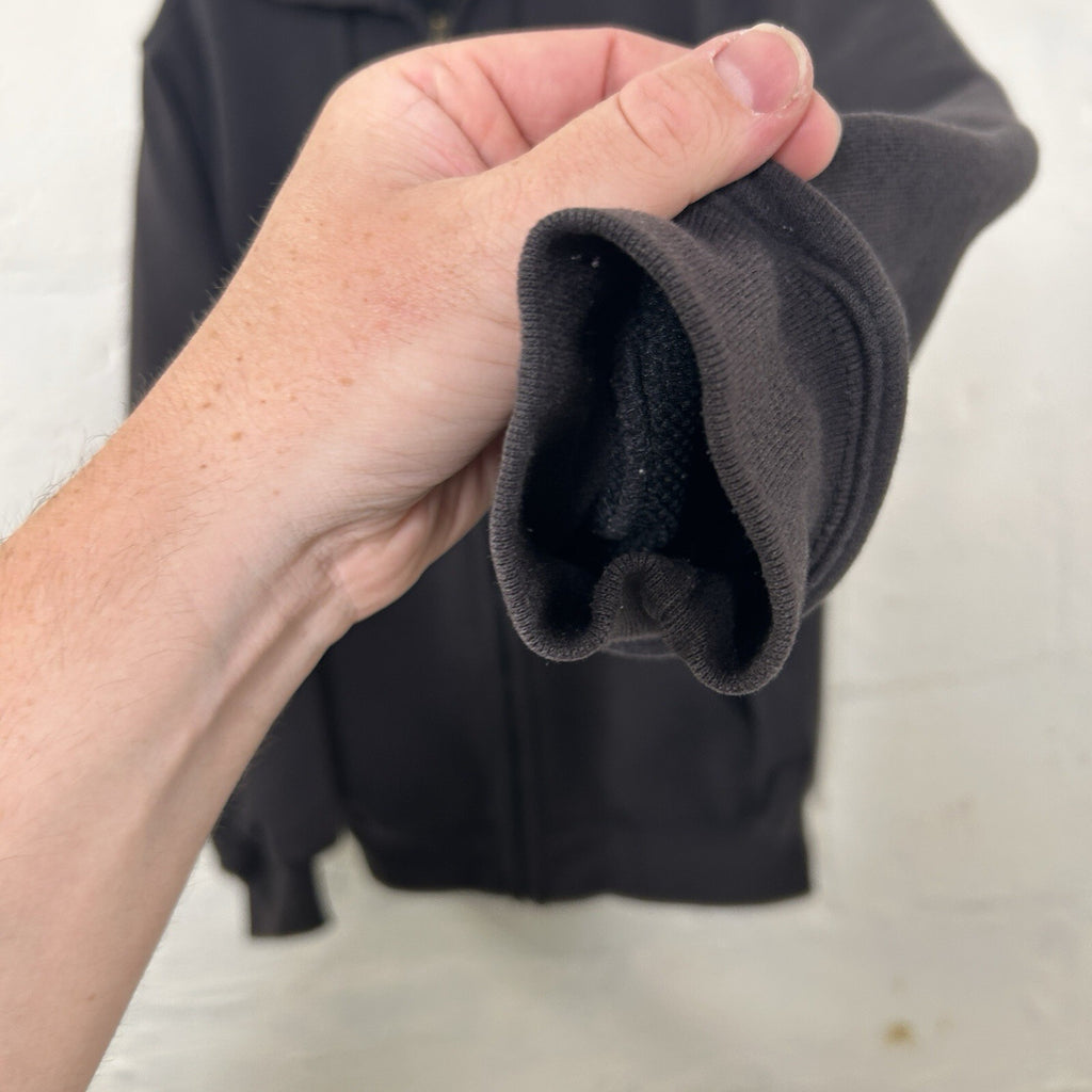 Vintage Carhartt Thermal-Lined Zip Hoodie “Black” Men’s Medium
