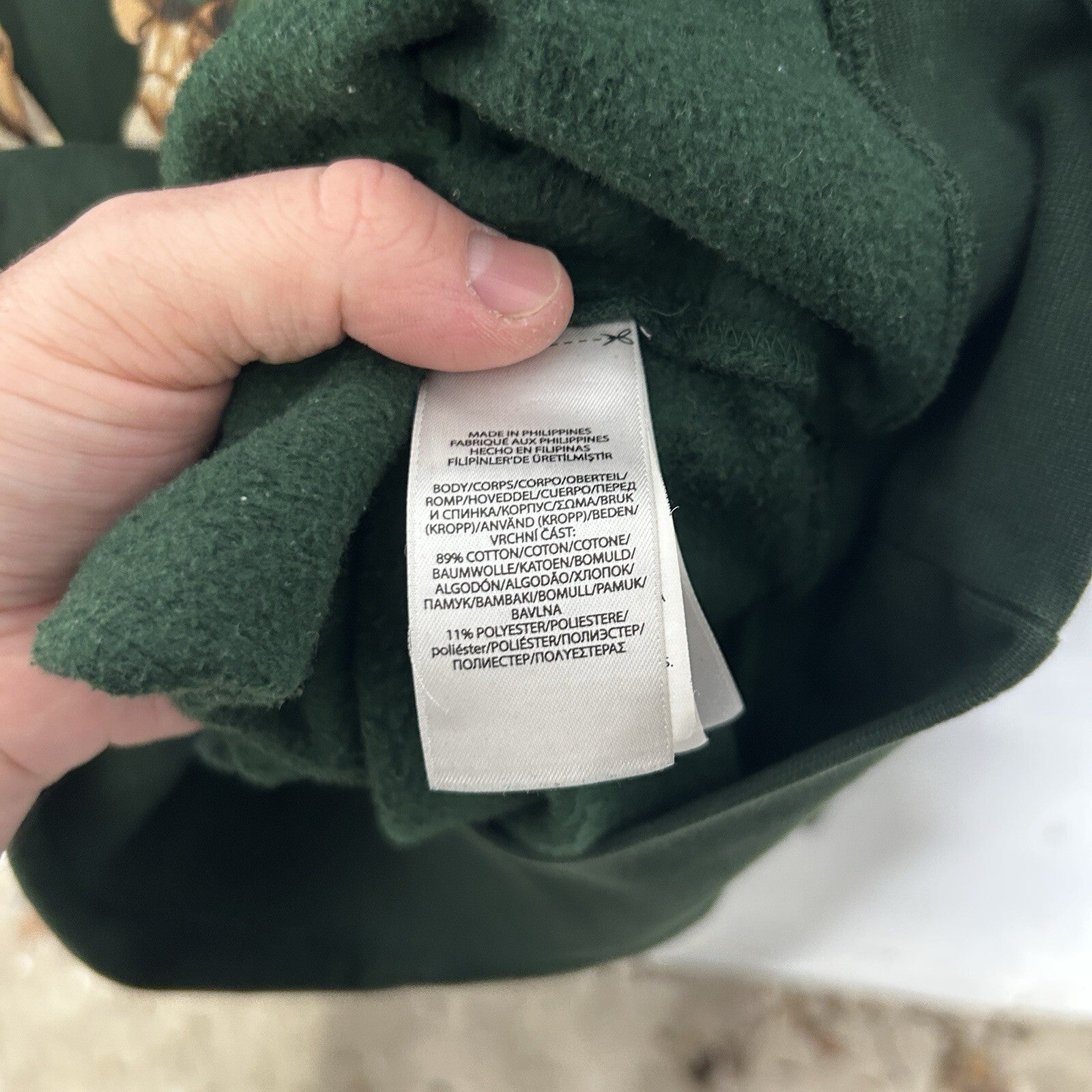 Polo Ralph Lauren Iconic Five Horsemen Hoodie “Green” Men’s Small Worn