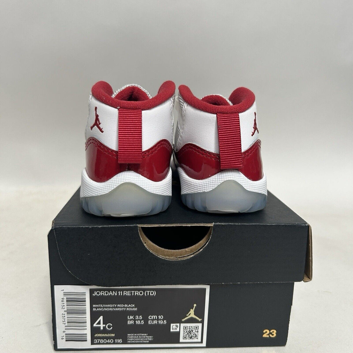 Nike Air Jordan 11 Retro TD “Cherry Red White” 2024