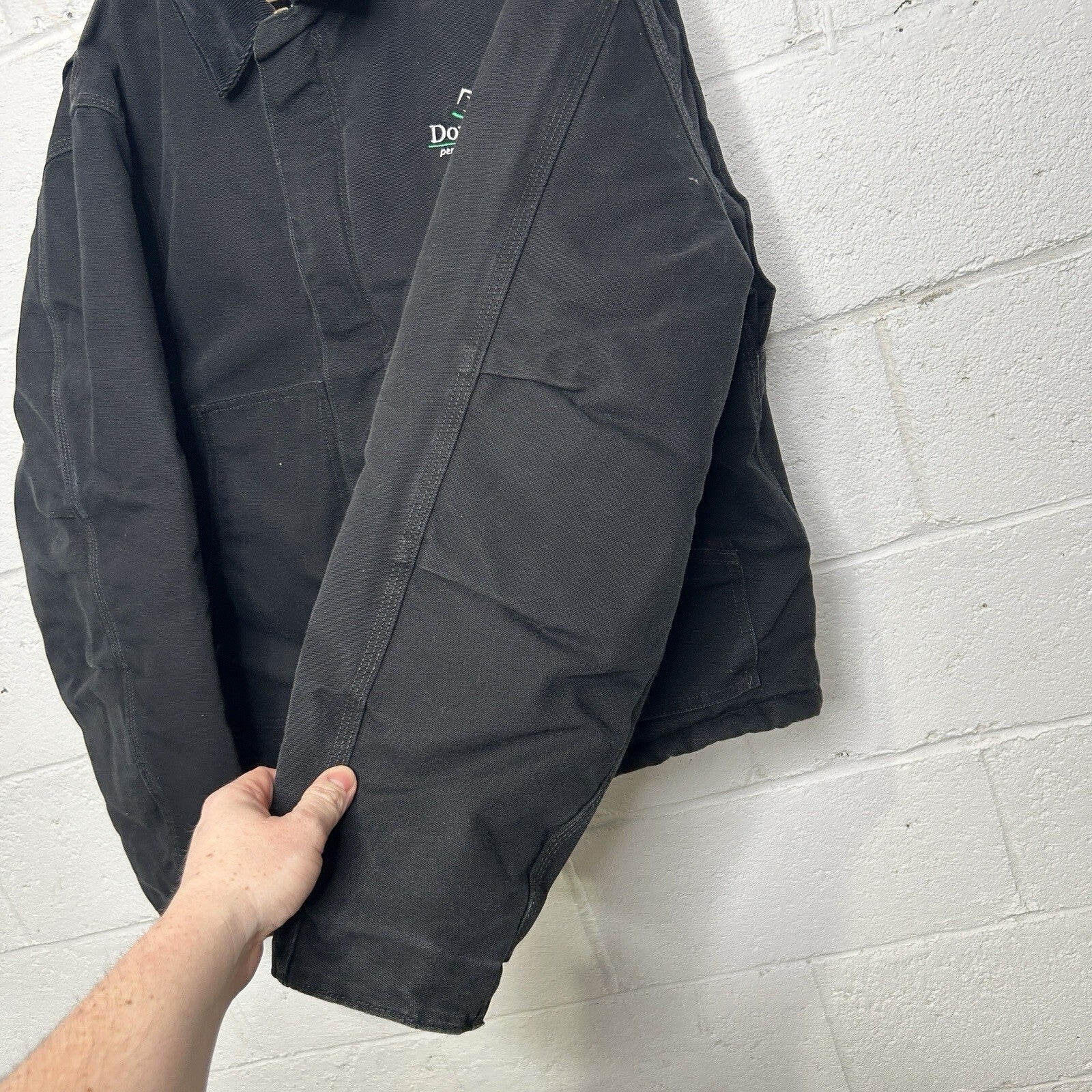 Y2K Carhartt Quilt-Lined Artic Jacket “Black” J002 BLK Men’s Large