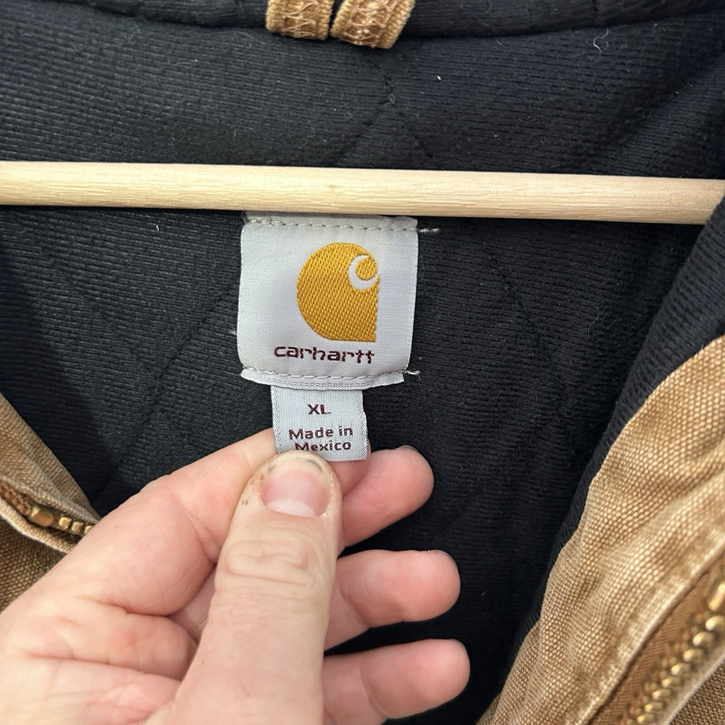 Carhartt Hooded Quilt-Lined Active Jacket “Brown” J130-211