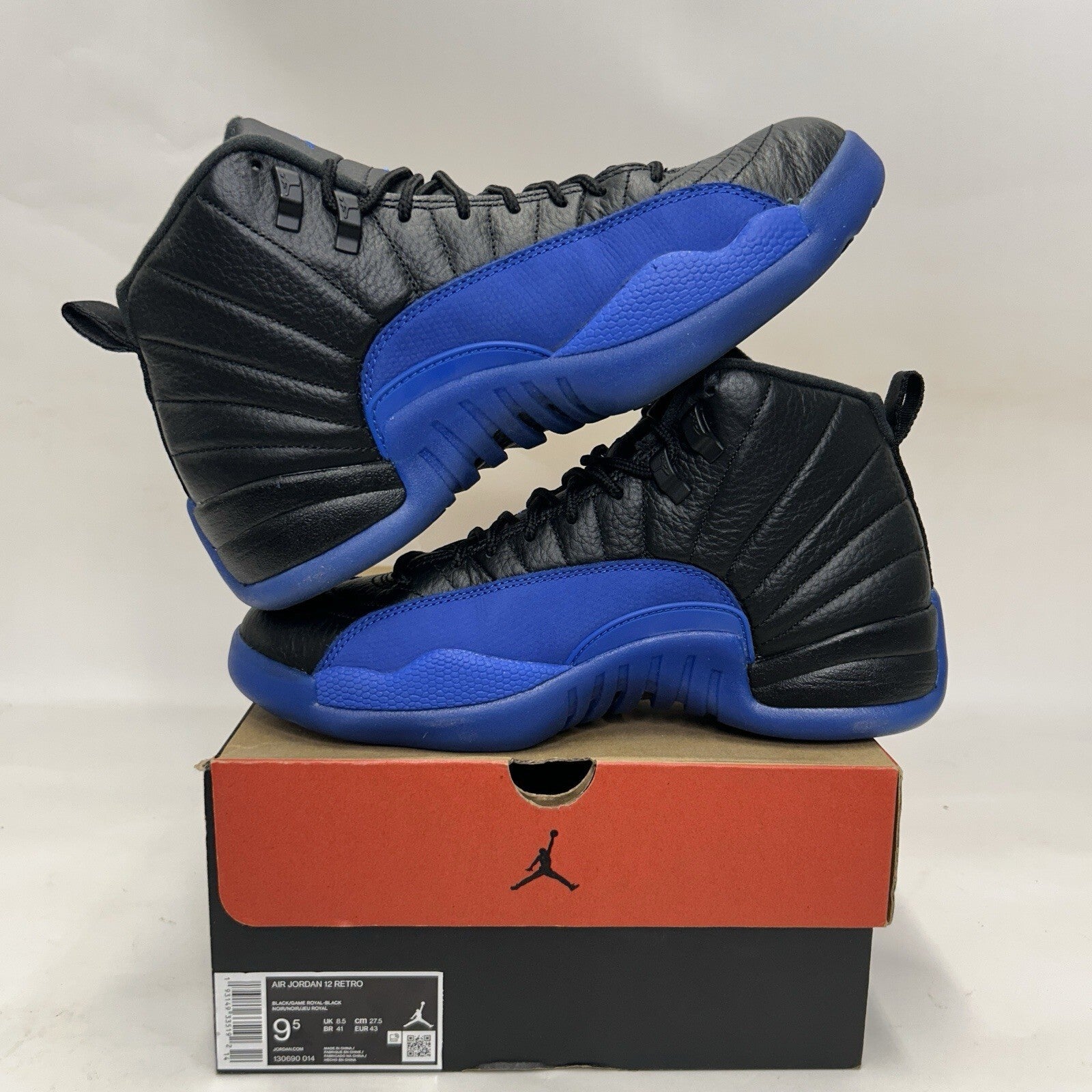 Nike Air Jordan 12 Retro OG “Game Royal/Black Blue” 130690-014 Men's 9.5 Worn