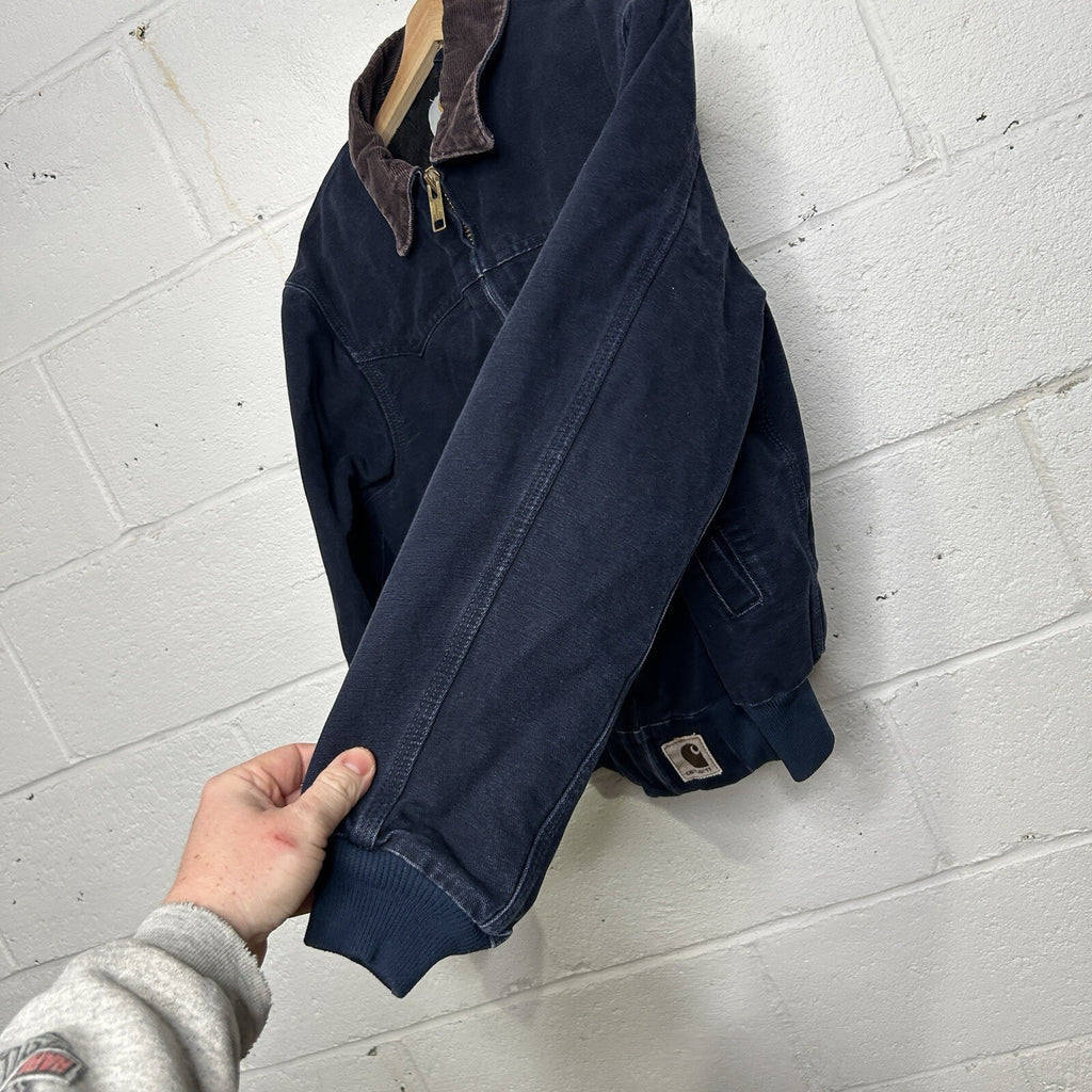 Vintage Carhartt Quilted Santa Fe Jacket “Midnight Blue” J14 MDT Men’s Small