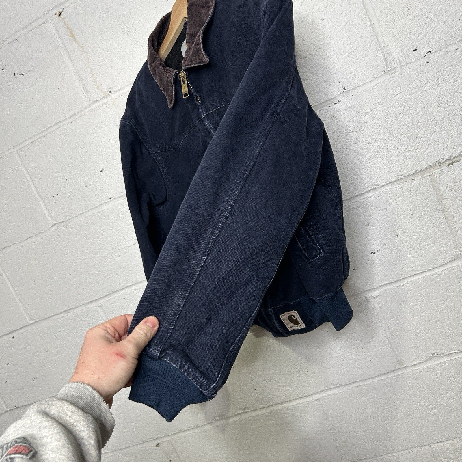 Vintage Carhartt Quilted Santa Fe Jacket “Midnight Blue” J14 MDT Men’s Small