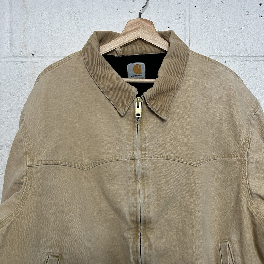 Vintage Carhartt Quilted Santa Fe Jacket “Wheat” J14 WET Men’s X-Large