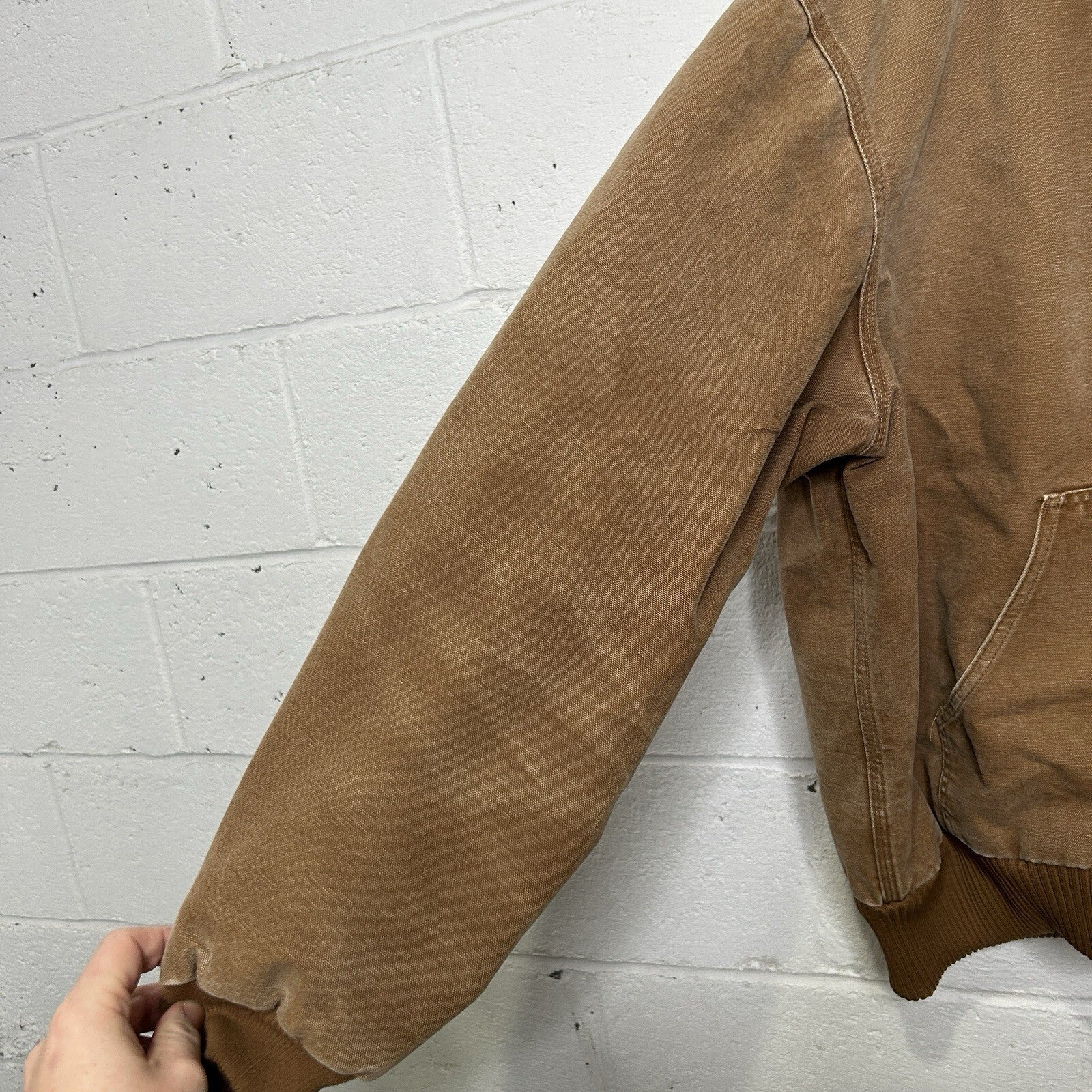 Carhartt Duck Canvas Hooded Quilt-Lined Jacket “Brown” J130-211 Men’s X-Large
