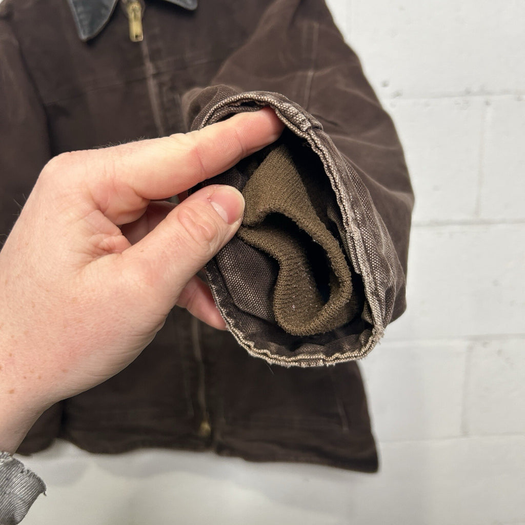 Vintage Carhartt Sherpa-Lined Ridge Jacket “Dark Brown” C61 DKB Men’s Medium
