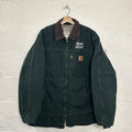 Vintage Carhartt Sandstone Sherpa-Lined Ridge Coat “Spruce” C61 SPC Men’s Large
