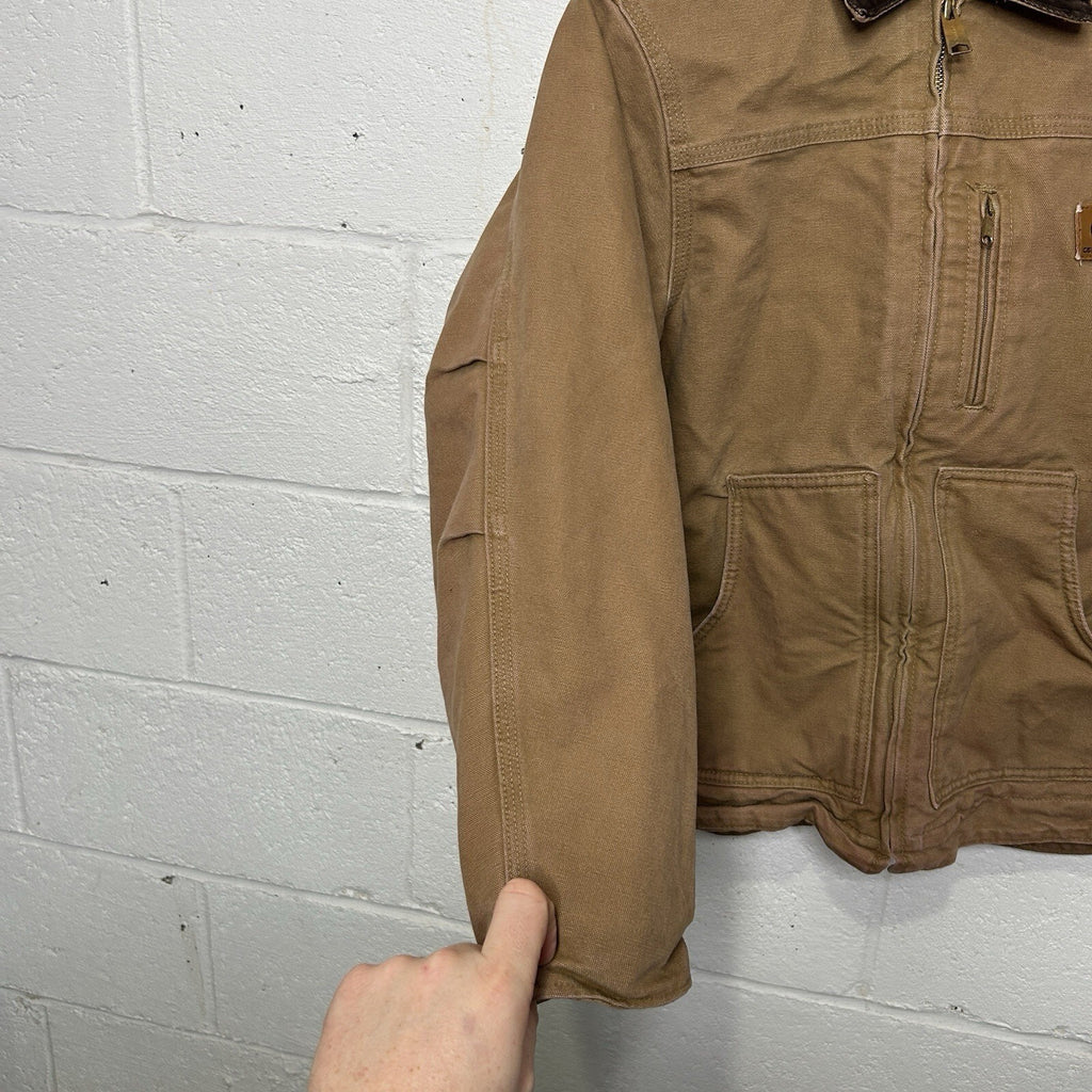 Vintage Carhartt Sherpa-Lined Ridge Jacket “Camel” YYC61 CML
