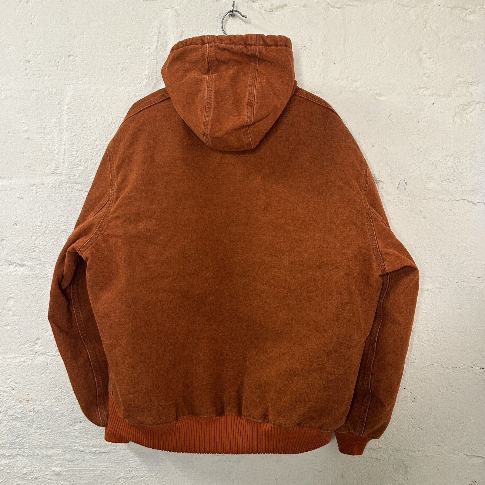 Carhartt Quilted Hooded Active Jacket “Blackened Orange” J130 806 Men’s X-Large