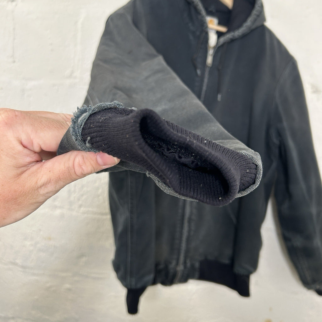 Vintage Faded Carhartt Quilted Active Jacket “Black” J140 BLK Men’s X-Large