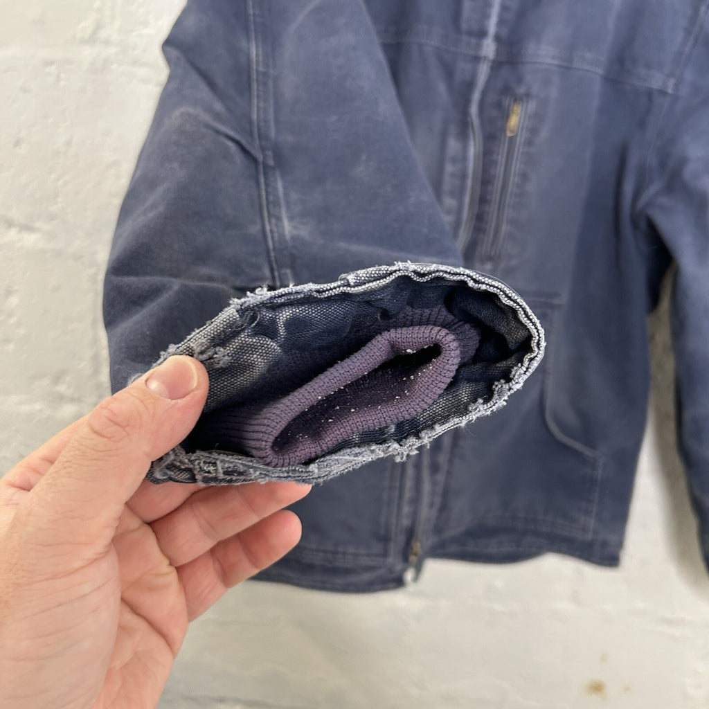 Vintage Carhartt Sherpa-Lined Ridge Jacket “Deep Blue” C61 DPB Men’s Large