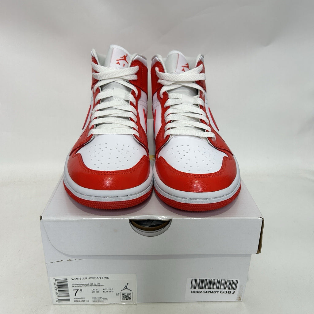 Nike Air Jordan 1 Mid WMNS “Habanero Red” BQ6472-116 Women’s 7.5 New