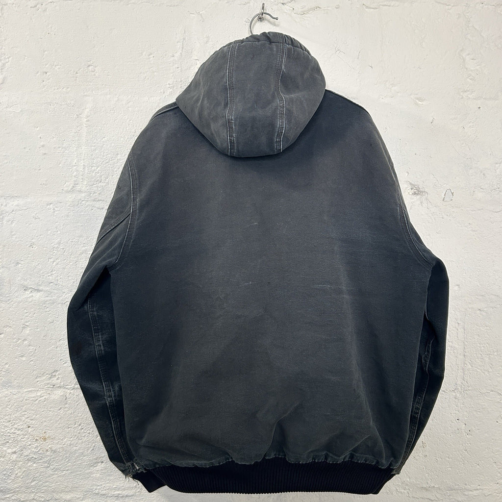 Vintage Faded Carhartt Quilted Active Jacket “Black” J140 BLK Men’s X-Large