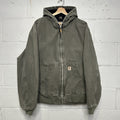 Vintage Carhartt Thermal-Lined Hooded Active Jacket “Sage” J160 SAG Men’s XL