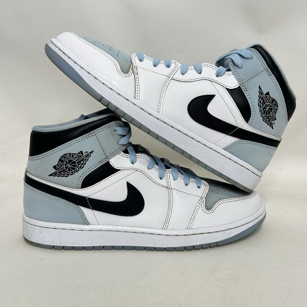 Nike Air Jordan 1 Retro Mid SE "Ice Blue" DV1308-104 Men’s 10.5 Worn