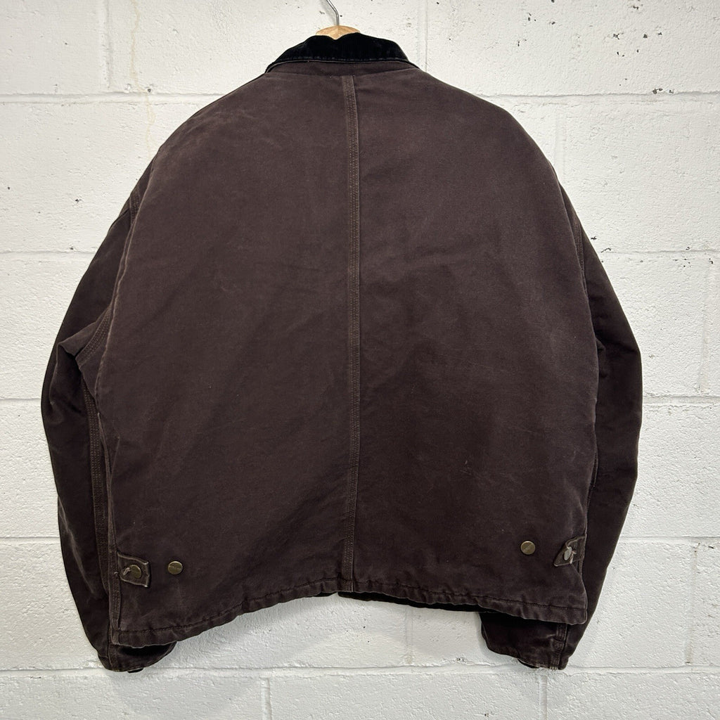 Vintage Carhartt Quilted Traditional Jacket “Dark Brown” J22 DKB Men’s X-Large