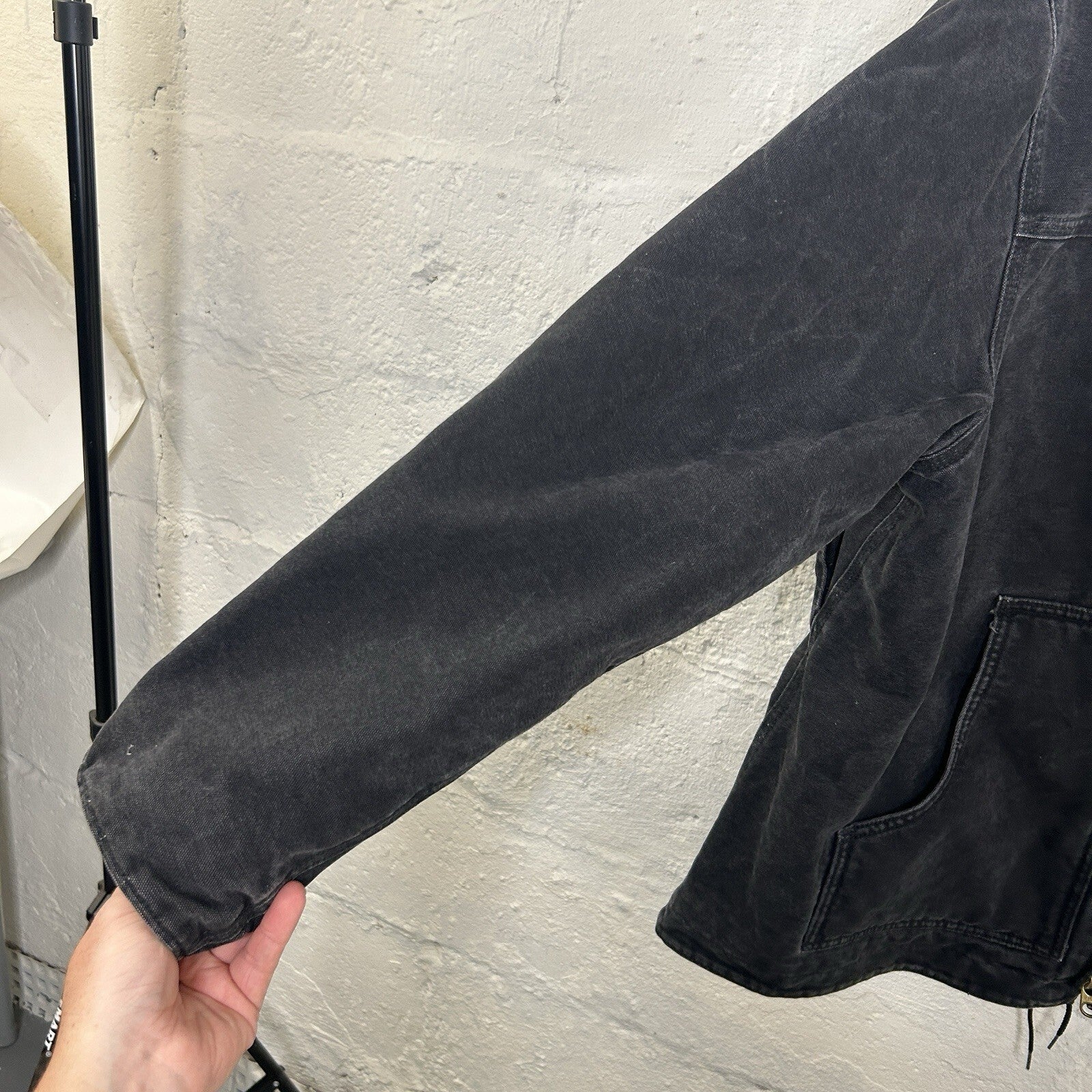 Carhartt Sandstone Sherpa-Lined Ridge Coat “Black” C61 BLK Men’s X-Large