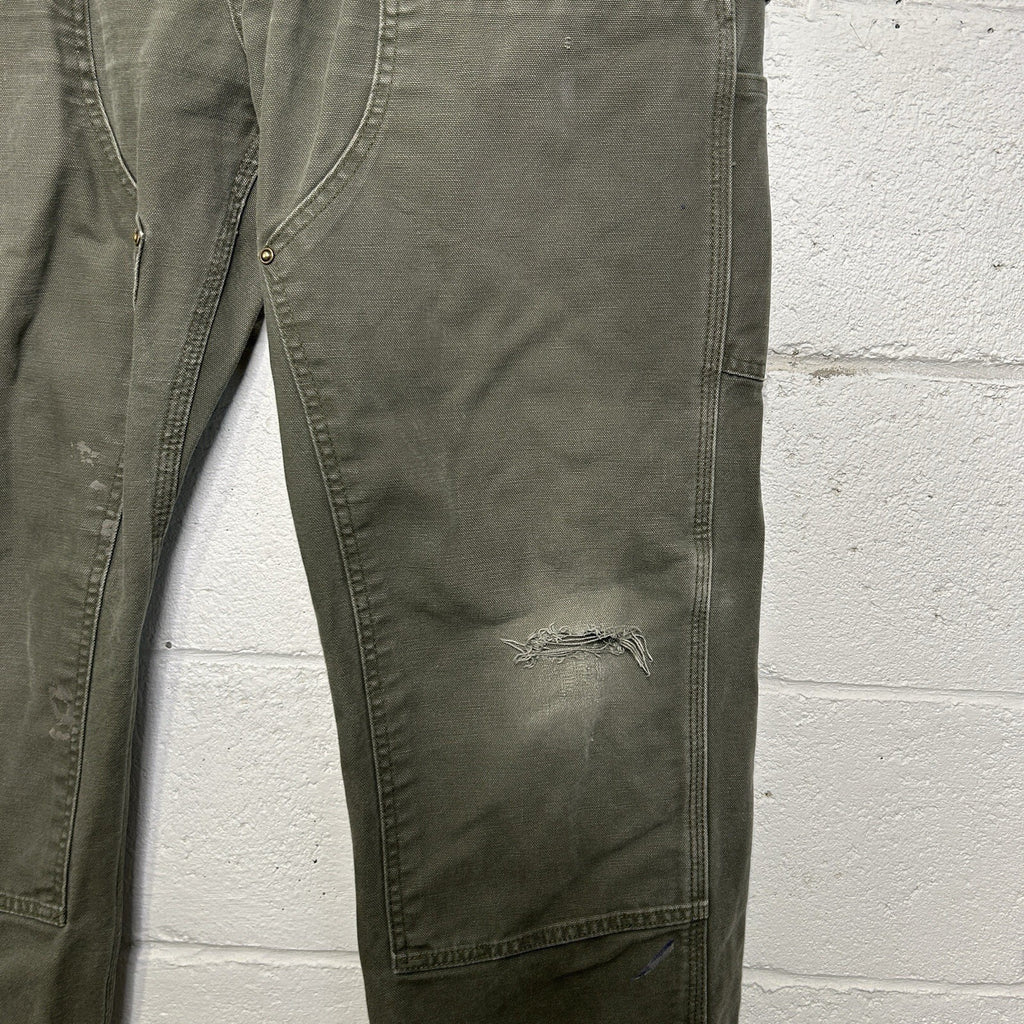 Vintage Carhartt DoubleKnee Dungaree Carpenter Pants “Moss”